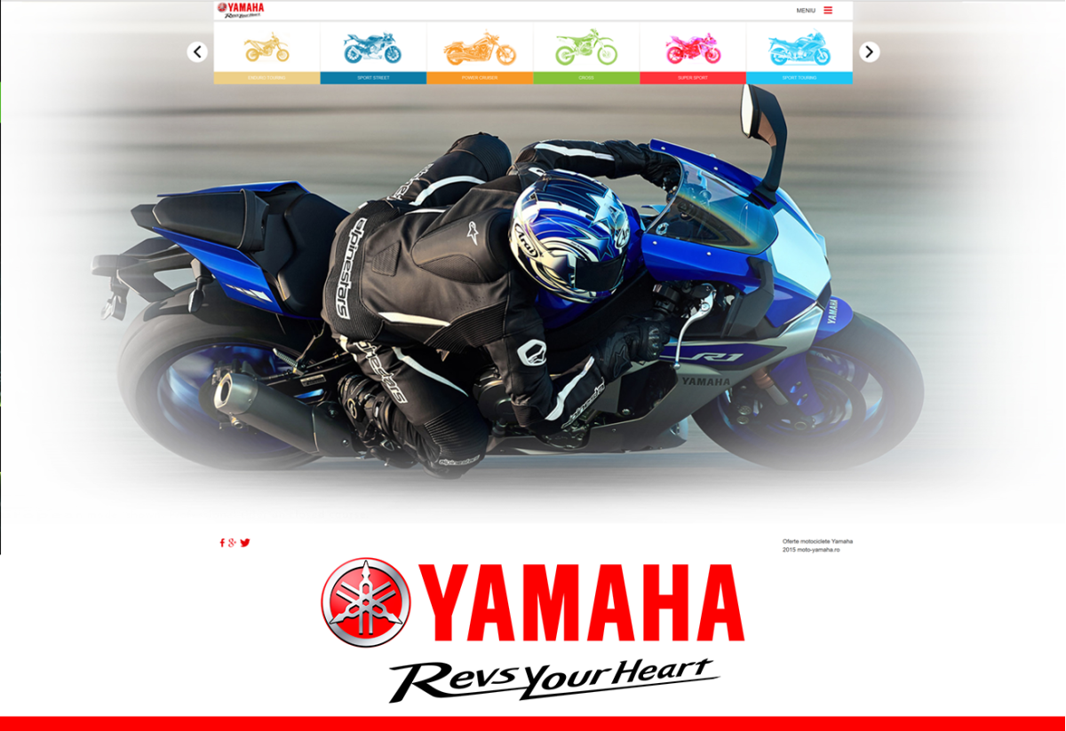 Overview Website - Yamaha Motorcycles